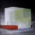 Nehéz Blokk, 80x80 cm, akril, vászon, 2012 | Heavy Block,80x80cm, acrylic on canvas, 2012